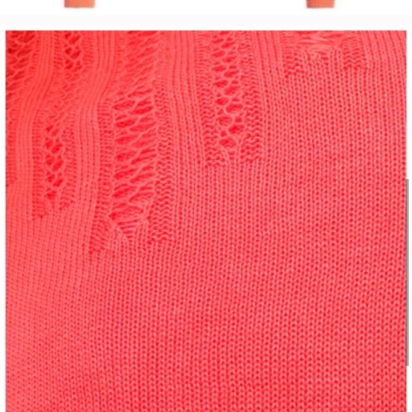 ✨NWT✨ Free People Coral Time After Time Sweater - Picture 11 of 11